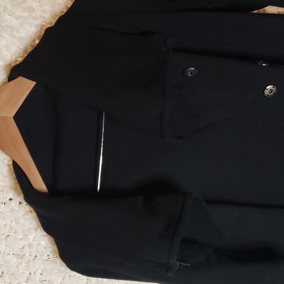 Lululemon Gratitude Wrap sweatshirt jacket black size 8 - Picture 3 of 13